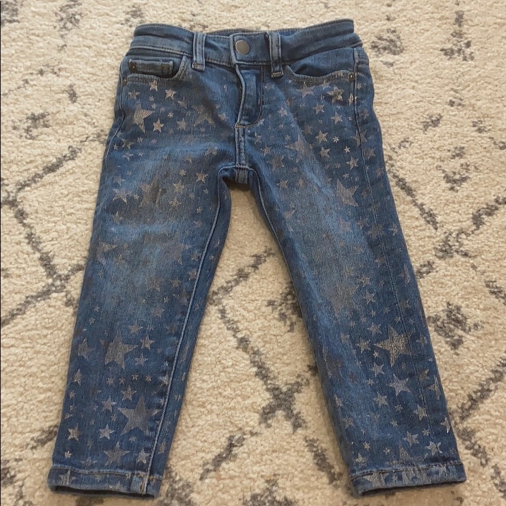 Diesel toddler skinny jeans with star print